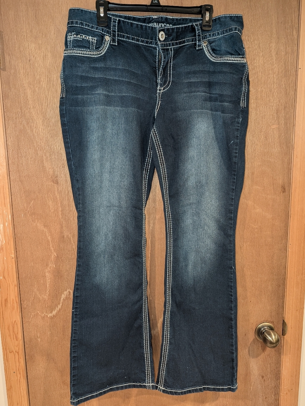 Dark Blue Women's Bootcut Jeans